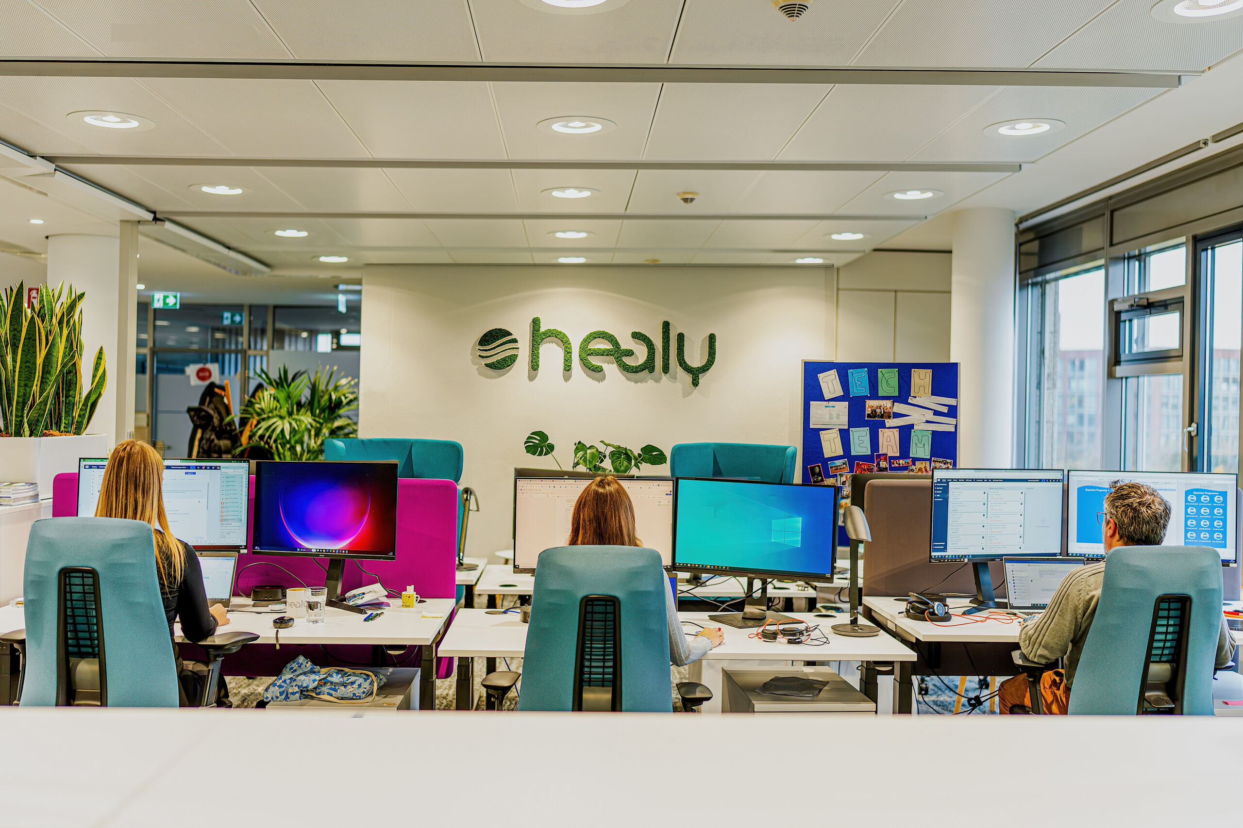 Digital equipment in Healy World Office
